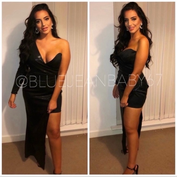 House of CB Asymmetric Draped Gown ✨Stunning✨ - Picture 5 of 17